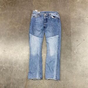 Levi Strauss 501 Two-Tone Blue‎ Jeans Y2K Men's Straight Leg Size 34x32